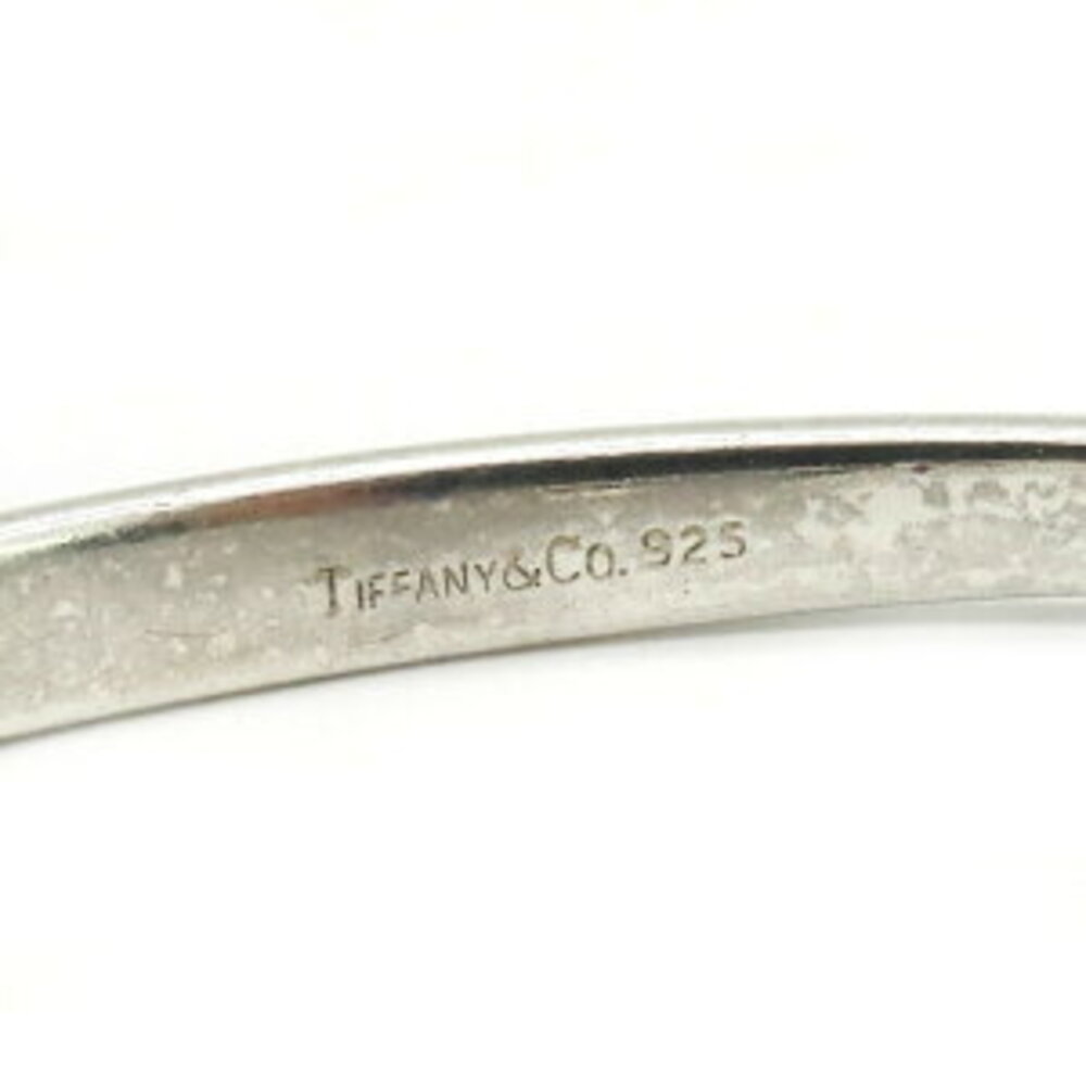 Tiffany Co double loop bangle silver bracelet acc… - image 2